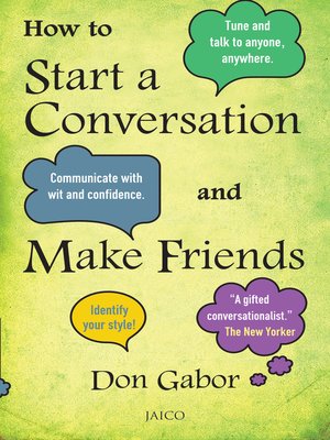 cover image of How to Start a Conversation and Make Friends